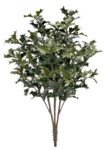 40" Polyblend Outdoor Holly Leaf Bush