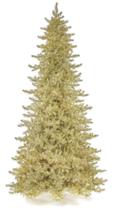 Earthflora's 5 Ft., 7.5 Ft., 9 Ft., 12 Ft., 15 Ft. - Deluxe Sparkling Vintage Champagne Trees Wit...