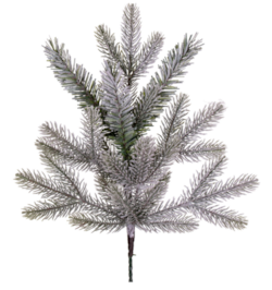 18" Frosted Douglas Fir Artificial Spray