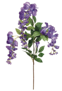 38" Wisteria Spray  Purple