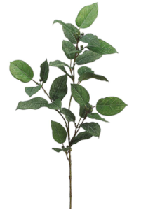 26" Lemon Leaf Spray  with Berries Green Burgundy
