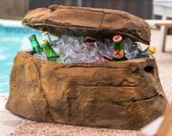27 Inch L  22.5 Inches Wide 12.5 Inch Height Rock Cooler