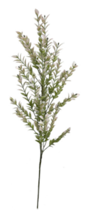 30" Polyblend Outdoor Pink/Green Ruscus Branch