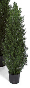 36 Inch Outdoor UV Artificial Cedar Tree in Weighted Base