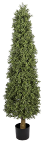 5 Foot Boxwood Cone Topiary Outdoor UV Rated