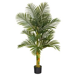 5' Double Stalk Golden Cane Artificial Palm Tree