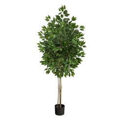 64" Ficus Artificial Tree UV Resistant (Indoor/Outdoor)