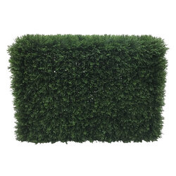 L36 inchesxW12 inchesxH24 inches Green Cedar Hedge UV