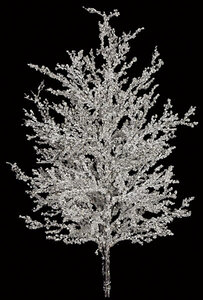 2 Foot Mini White Ice Tree