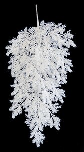 30" Snowy White Cedar Teardrop