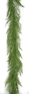 9 feet Plastic Bayou Seaweed Moss  Garland - Green