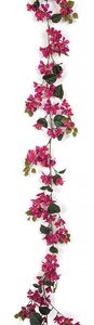 9.5' Deluxe Polyblend UV Lavender/Fuchsia Bougainvillea Garland