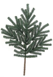 36 inches PVC Frasier Pine Branch - 66 Tips - Blue/Green