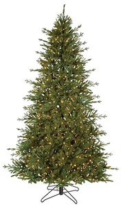 12 feet Caroline Spruce Christmas Tree - Medium Size - 2,150 Warm White LED Lights