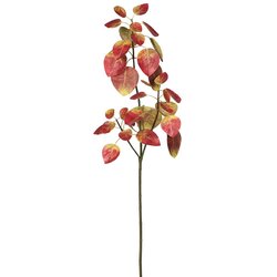 36" Artificial Autumn Red Eucalyptus Spray.****** Price is for a 3 sprays per pack