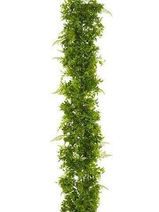 6 feet Outdoor UV Protected Soft PE Fern/Eucalyptus Garland Green