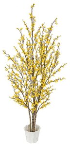 EF-4400 5 feet TO 7 feet Life Like Forsythia Tree 480 Yellow Flowers per Foot)