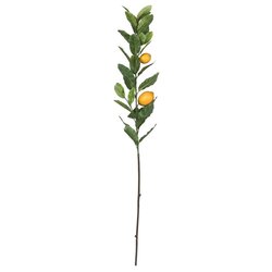 48 inches Lemon Branch 30 Leaves 2 Lemons