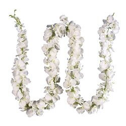 70 inches White Wisteria Vine