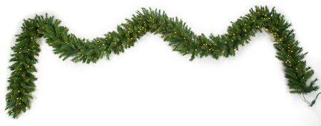 25 Foot x 18 Inch Mixed Pine Garland with or without lights