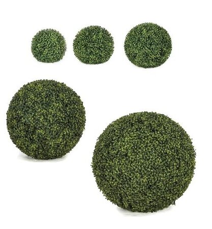 Polyblend Outdoor Traditional Boxwood Ball | 10 Inch, 13 Inch, 15 Inch, 20 Inch Or 24 Inches