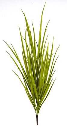 65 Inch Large Polyblend Outdoor Uv Grass Bush | Green, Light Green, Burgundy