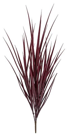 65 Inch Large Polyblend Outdoor Uv Grass Bush | Green, Light Green, Burgundy