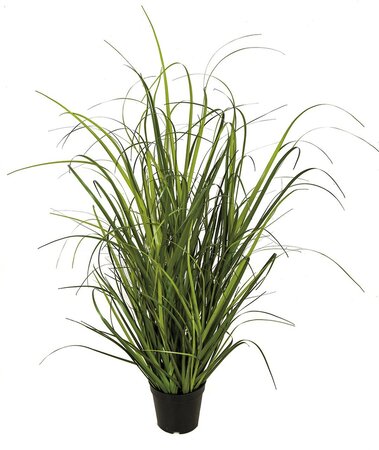 Pvc Wild Green Onion Grass In Pot | 32 Inch Or 52 Inch Sizes