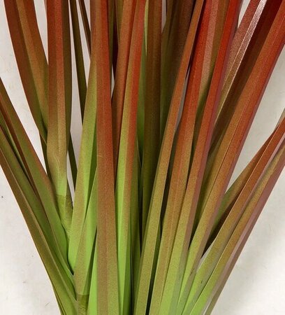 29 Inch Pvc Red With Green Onion Grass Spray