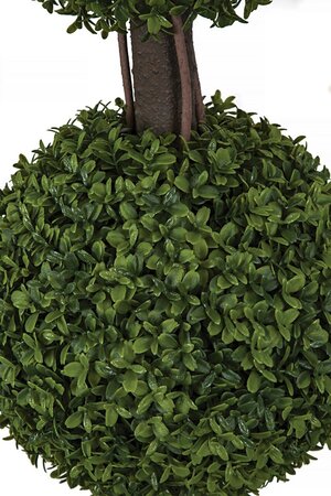 Polyblend Outdoor English Boxwood Topiary | 4 feet Double Ball Or 5 feet Triple Ball Topiary