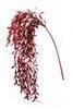 22" Hanging Metallic/Glittered Leaf Spray | 7 Colors Available