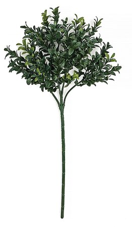 12 inch Outdoor and  Firesafe/Polyblend English Boxwood Pick (Sold By Dozen)