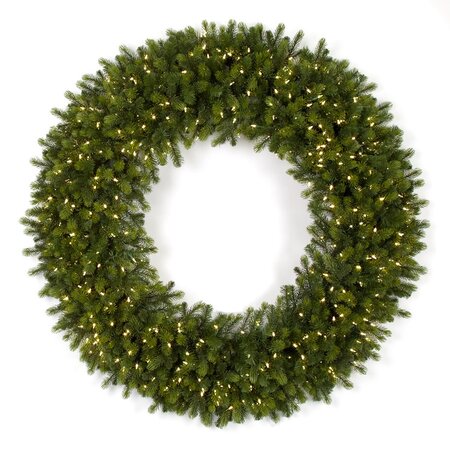 36 INCH, 48 INCH, OR 60 INCH ALLEGHENY FIR WREATHS WITH LED LIGHTS