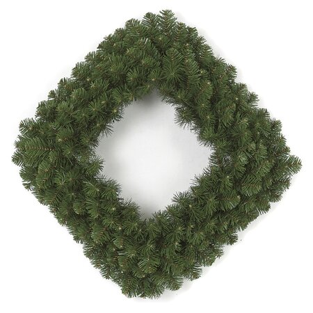 24 Inch Square Pine Wreath