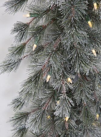 Frosted Butte Pine Trees With Glitter | 5 Ft., 7.5 Ft, 9 Ft, Or 12 Ft. Tall