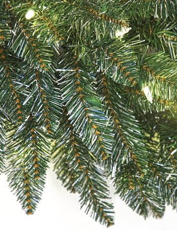 Vintage Christmas Slim Tree with Lights | 7.5', 9', or 12' Tall