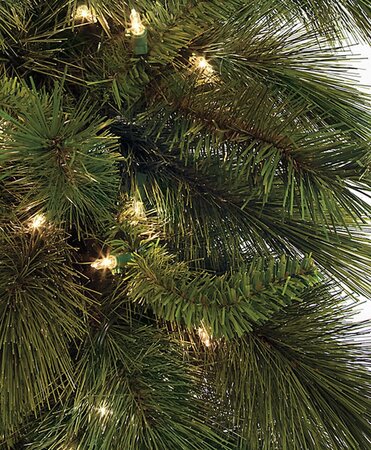 9 feet Sheridan Pine Garland - 150 Clear Lights - 18 inches Width