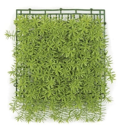 Earthflora's 10 Inch X 10 Inch Light Green Hanging Senecio Mat In Regular Or Fire Retardant Optio...