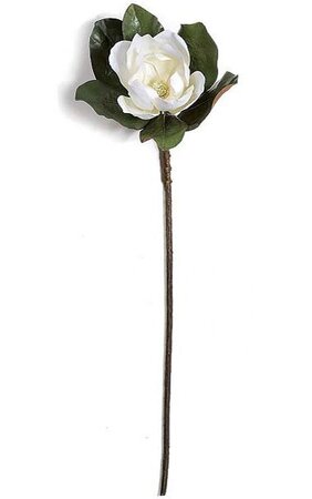 31" Magnolia Spray - White