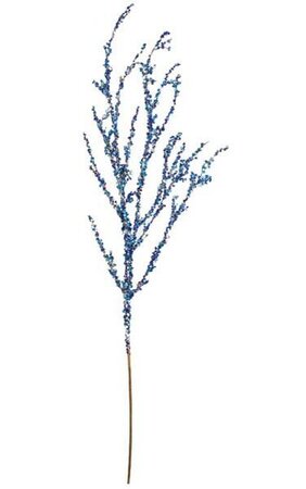 42" Sequined Spray Blue/Silver