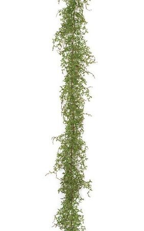 6' Plastic Fern Garland - Green