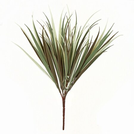 14.5 inches Plastic Vanilla Grass - Rust - FIRE RETARDANT