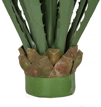 Earthflora's 36 Inch Large Outdoor UV Agave Pandanus Plant In Green Or Burgundy