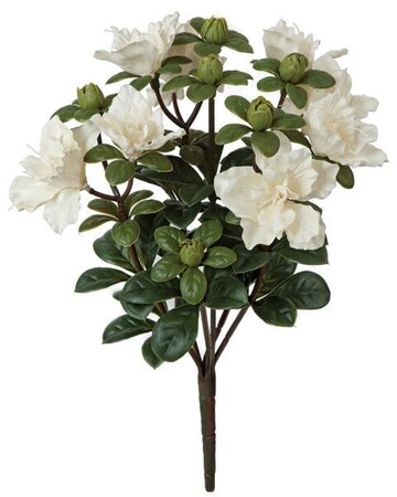 Earthflora's 14 Inch Outdoor AZALEA Polyblend Bush - Beauty, Pink, White