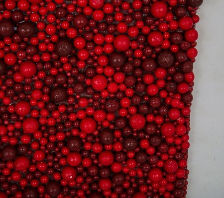 Earthflora's 19 Inch X 19 Inch Foam Multi-red Berry Floor Or Wall Mat