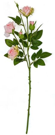 Earthflora's 23 Inch Artificial Mini Rose Sprays In Pink Or White Colors