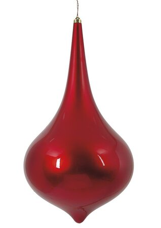Earthflora's 23.5 Inch Pearl Gloss UV Coated Finial In Red Or Silver Colors