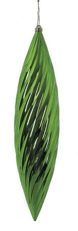 Earthflora's 23.5 Inch Shiny Reflective Green, Red, Or Silver Finials