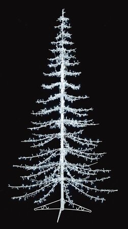 Earthflora's 6 And 8 Foot Acrylic Lighted Christmas Trees