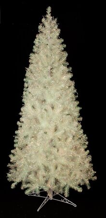 Earthflora's 7 Ft, 9 Ft., 12 Ft. 15 Ft. - Lighted Iridescent Tree With 8 Functions